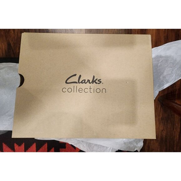 Clark's Giselle Beach Black Nubuck Strappy Cork Wedge Sandals Women’s US 8.5M - Picture 11 of 11